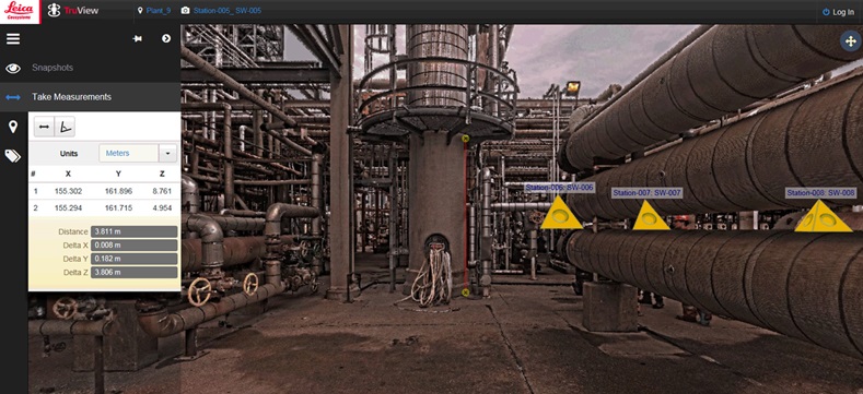 Ausschnitt aus der neuen Registrierungssoftware zur Punktwolkenverarbeitung